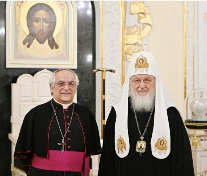Former Apostolic Nuncio to Brazil meets Orthodox Patriarch of Moscow