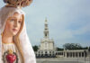 Thousands Gather for Sydney’s Luminous Display of Catholic Faith at Fatima Procession lady with a church building