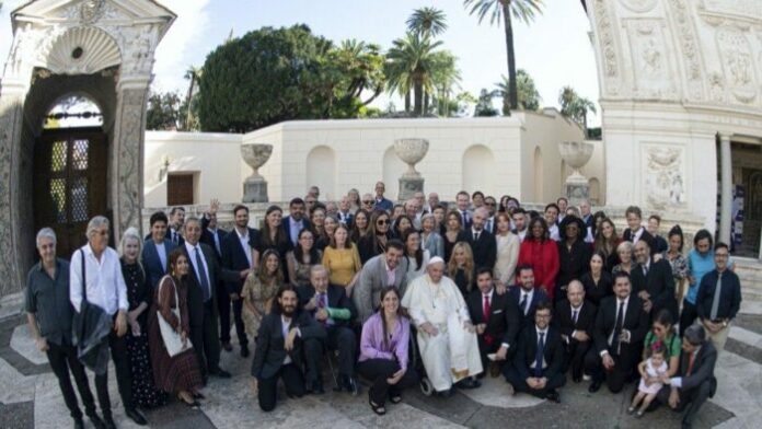 Pope Francis Meets With Artists at the Vatican