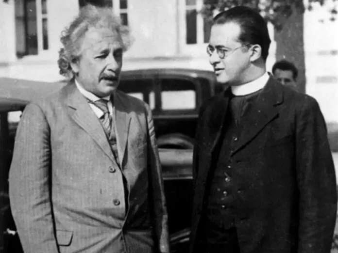 Albert Einstein and the Rev. Georges Lemaître in 1933. Credit: Wikimedia Commons