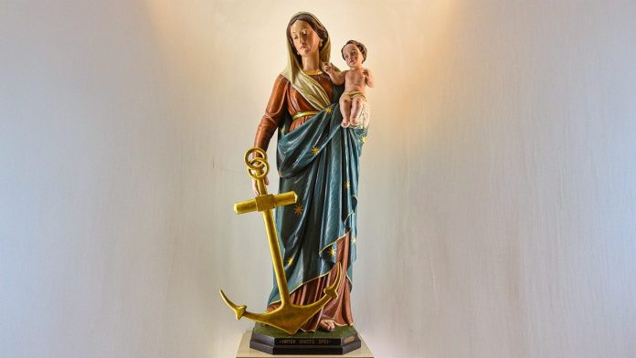 Our Lady of Hope from the Saint Mark the Evangelist parish in San Marco of Castellabate, Italy (Credit vatican Media)