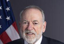 U.S. Ambassador Huckabee Sparks Debate with Response to Holy Land Church Leaders on Christian Zionism Mike Huckabee, official portrait (Public Domain - United States Embassy in Israel - wikimedia commons)