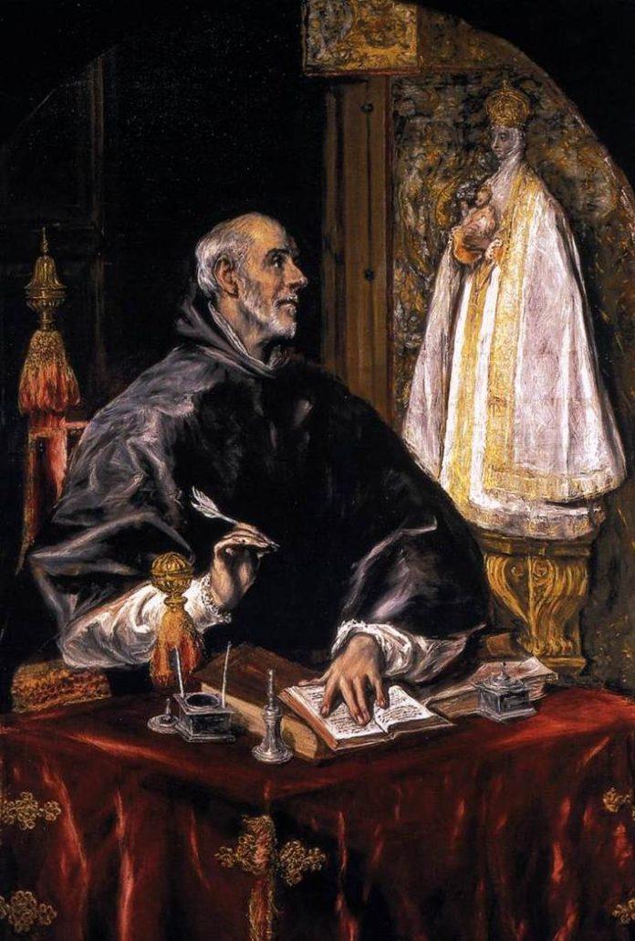 Ildefonsus was born into a renowned Visigothic family