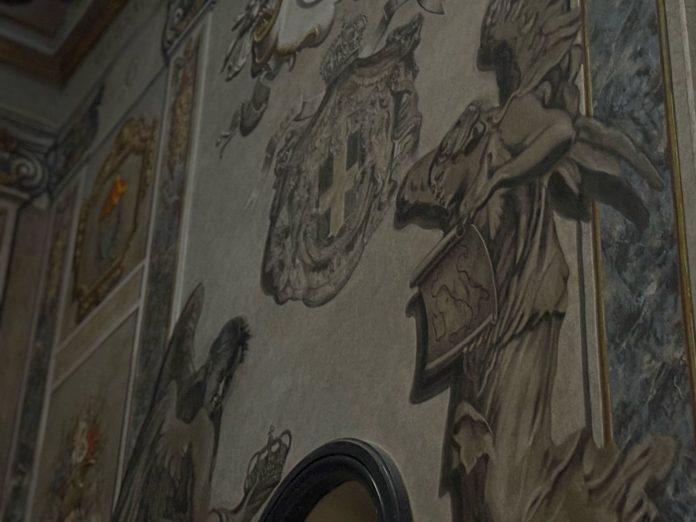 HAPG9qSXUAA1TC6 The restored fresco depicting Meloni's face(Credit Victoria Cardiel ACI Prensa and EWTN)