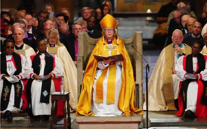 Dame Sarah Mullally (Photo credit Lambeth Palace screen capture)