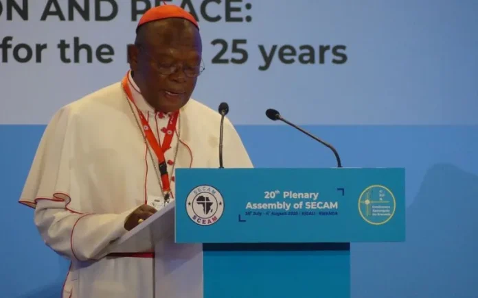 news-photos-aci-africa_1754127605 SECAM President, Fridolin Cardinal Ambongo.( Credit: ACI Africa)