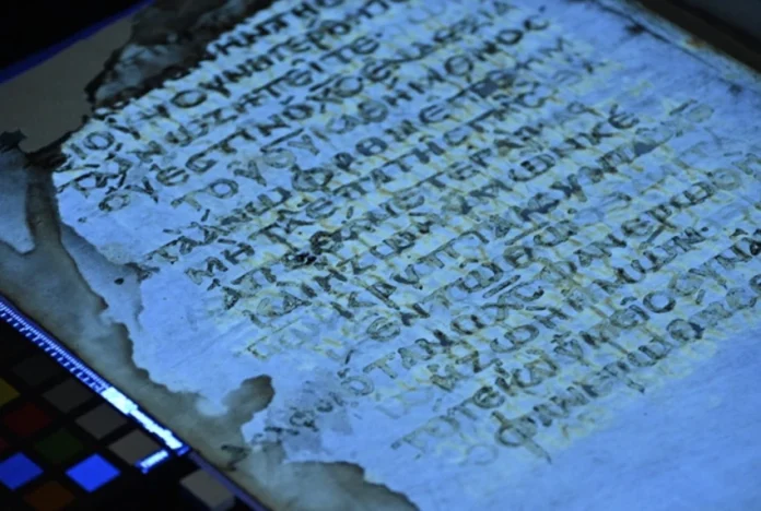 New Testament manuscripts: Codex H. (Credit Damianos Kasotakis University of Glasgow)