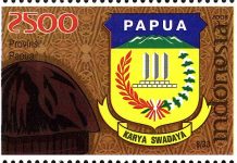 Church Calls for Dialogue as Violence Deepens Humanitarian Crisis in Papua Coat of arms of Papua stamp (Public domain wikimedia)