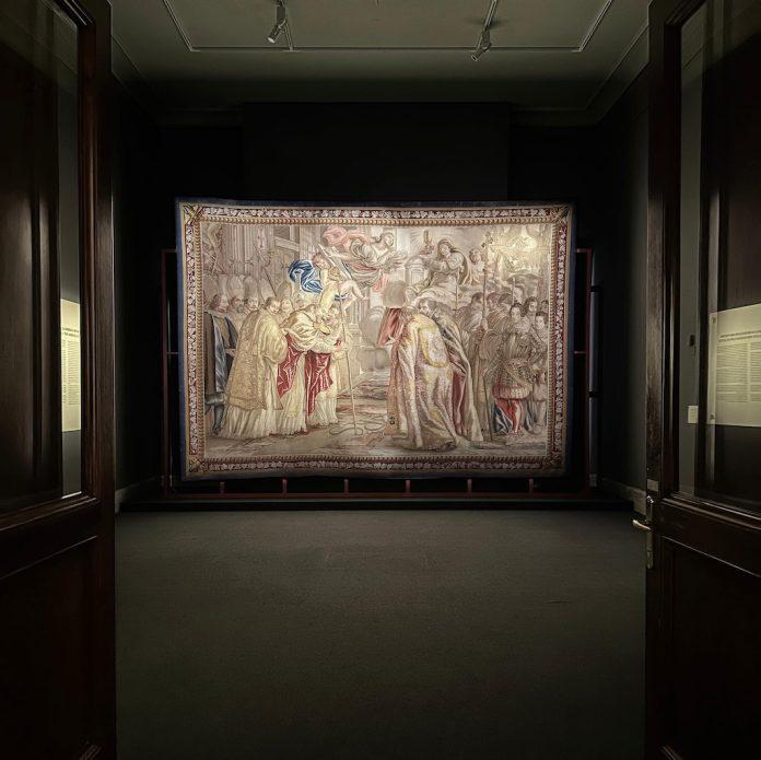 The dedication of St. Peter’s Basilica The Barberini Tapestry Workshop (Credit vaticanstate.va)