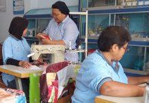From Coffins to Community: A Nun’s Mission to Rebuild Migrant Lives in Indonesia Sister Cicilia Indrayani of the Daughters of Charity teaches women how to sew and helps prepare them for the garment industry in the region. (Photo: Daughters of Charity)