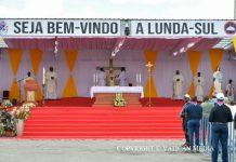 Pope Leo XIV in Saurimo: “The Risen One illumines our path and sanctifies us” Pope Leo XIV celebrates Mass in Saurimo, Angola (Credit Vatican Media)