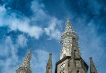 Jakarta Cathedral at 125: A Monument of Faith, Heritage, and Interreligious Harmony The Jakarta Cathedral Church, officially known as Santa Maria Patron of the Assumption, boasts stunning neo-Gothic architecture. This grand church features three prominent towers, each with its own unique significance. Two of the towers stand at 60 meters, named "David's Fortress" and "Ivory Tower," while the third tower, slightly shorter at 45 meters, is called "The Angelus Dei Tower." (Photo by Jeremy Rorimpandey on Unsplash)