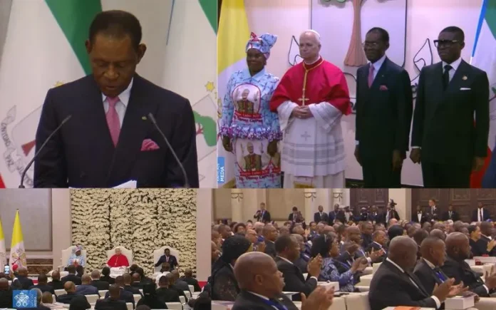 Pope Leo XIV in Equatorial Guinea (Credit Vatican News)