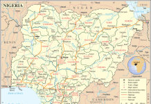 Catholic Archdiocese of Kaduna Condemns Renewed Terror Attacks on Christian Communities Map of Nigeria (United Nations Cartographic Section Wikimedia commons public domain)