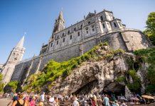 Pope Leo XIV Calls Global Catholic Community to Unite in Rosary for Peace on May 30 The Basilica of the Immaculate Conception above the grotto in Lourdes, France (Photo by Nick Castelli on Unsplash)