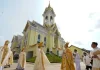 New Church in Phnom Penh Signals Catholic Revival Five Decades After Khmer Rouge Devastation Church leaders and lay Catholics join a procession to mark the consecreation of St. Joseph Church in Phnom Penh, Cambodia, on May 2. (Photo: Apostolic Vicariate of Phnom Penh)