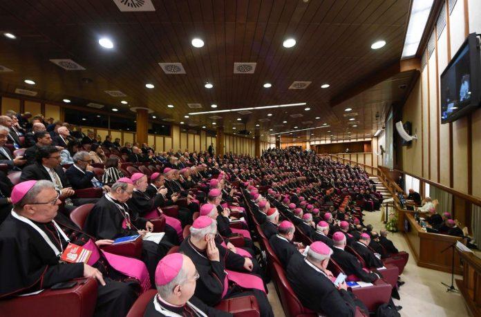 cq5dam.thumbnail.cropped.1500.844 Pope Leo XIV with Bishops (Credit Vatican Media)