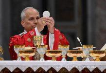 Pope Leo XIV at Pentecost: The Holy Spirit Transfigures History Through Peace, Mission, and Truth Pentecost Sunday – Holy Mass Pope Leo XIV( Vatican media)