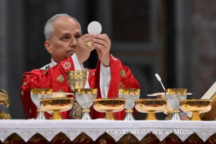 cq5dam.web.800.800 Pentecost Sunday – Holy Mass Pope Leo XIV( Vatican media)