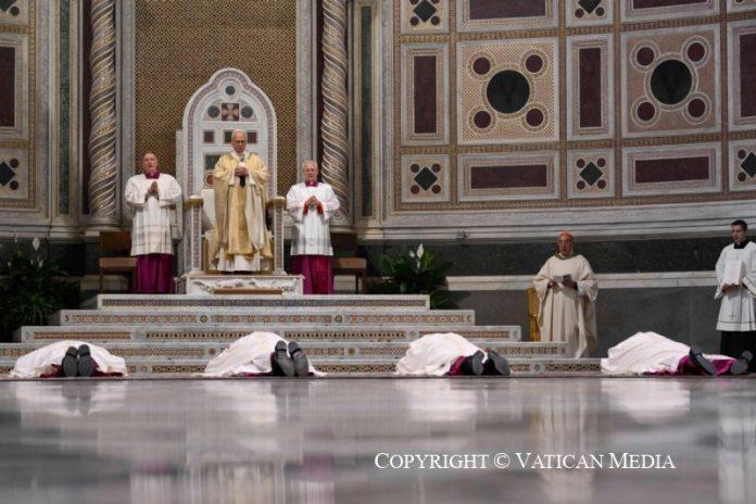 Pope ordains four bishops for Rome (Credit Vatican News)