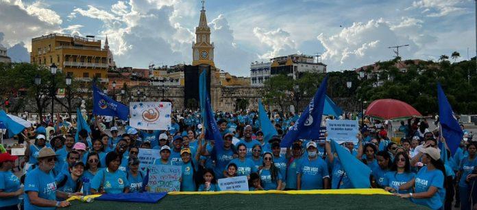 March for Life Colombia (Screenshot Credit https://unidosporlavida.com/)