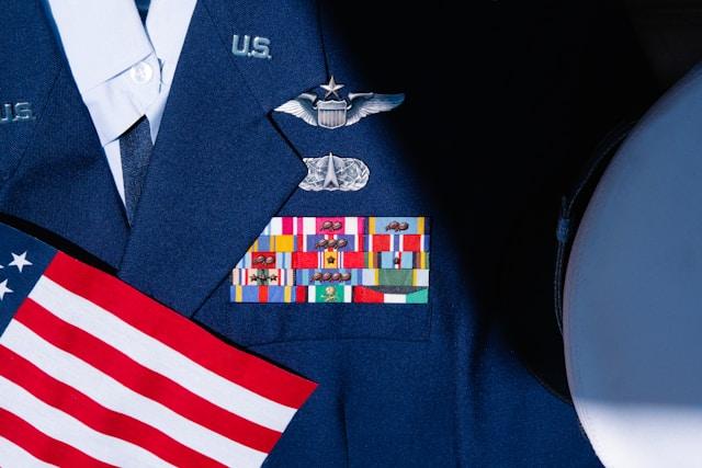 US Military Uniform US Military Uniform (Photo by Wesley Tingey on Unsplash)