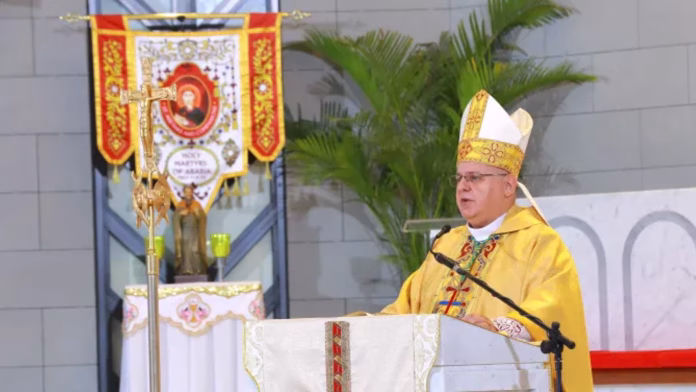 Bishop Aldo Berardi, Apostolic Vicar of Northern Arabia. | Photo courtesy of Apostolic Vicariate of Northern Arabia