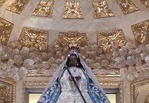Philippine Bishop Calls for Unity as Thousands Honor 400-Year-Old Marian Devotion The Black Madonna image of Our Lady of Peace and Good Voyage, also known as Our Lady of Antipolo, enshrined at the Antipolo Cathedral.(By LMP 2001 - Own work, CC BY-SA 4.0)