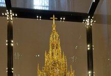 Madrid’s Historic Monstrance to Take Center Stage as Pope Leo XIV Leads Corpus Christi Procession Monstrance of silver-gilt Ca. 1517 Cathedral of Toledo. Spain. (By Ghirlandajo - Own work, CC BY 4.0 Wikimedia)