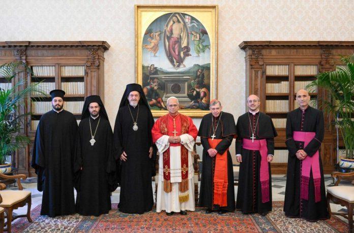 Pope Leo XIV receives delegation of the Ecumenical Patriarchate of Constantinople (@Vatican Media