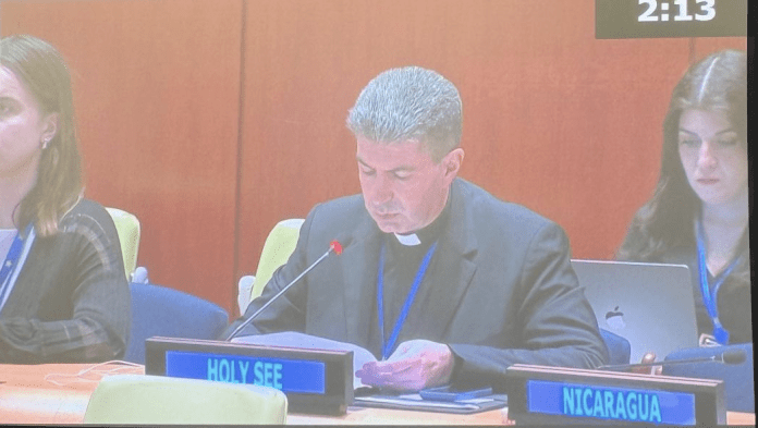 Permanent Observer Mission of the Holy See to the United Nations ( Screen capture from https://holyseemission.org/ )