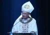 Asian Bishops Urged to Become Bridge-Builders for Peace and Reconciliation, Cardinal Gracias Says Cardinal Oswald Gracias of India delivers his homily during the opening Mass of the 12th Plenary Assembly of the Federation of Asian Bishops’ Conferences in Jakarta on July 21 (Credit UCA News)