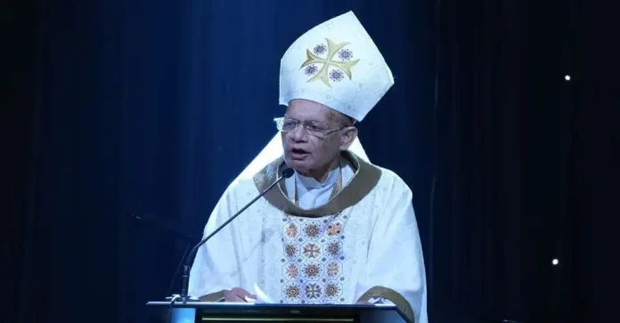 papal-envoy-urges-asian-bishops-to-build-bridges-6a60836301eef_600 Cardinal Oswald Gracias of India delivers his homily during the opening Mass of the 12th Plenary Assembly of the Federation of Asian Bishops’ Conferences in Jakarta on July 21 (Credit UCA News)