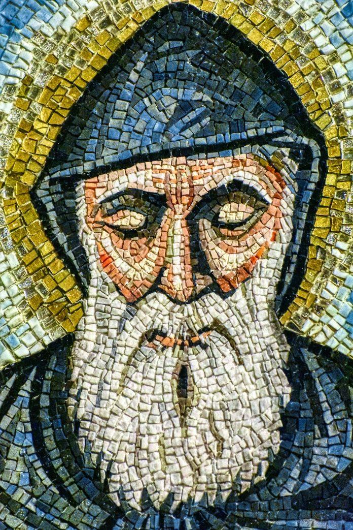 sergio-mena-ferreira-sHqDHH5jE5E-unsplash Detail of the ceramic mosaic mural of Saint Charbel (Photo by Sergio Mena Ferreira on Unsplash)